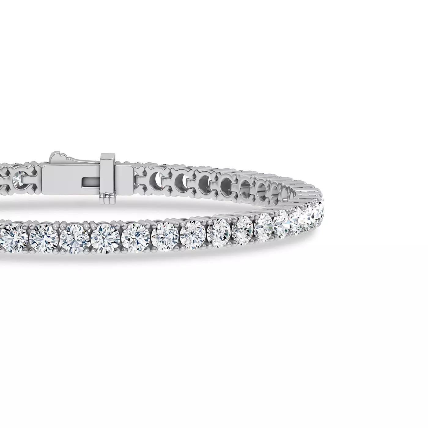 Diamond Tennis Bracelet worn